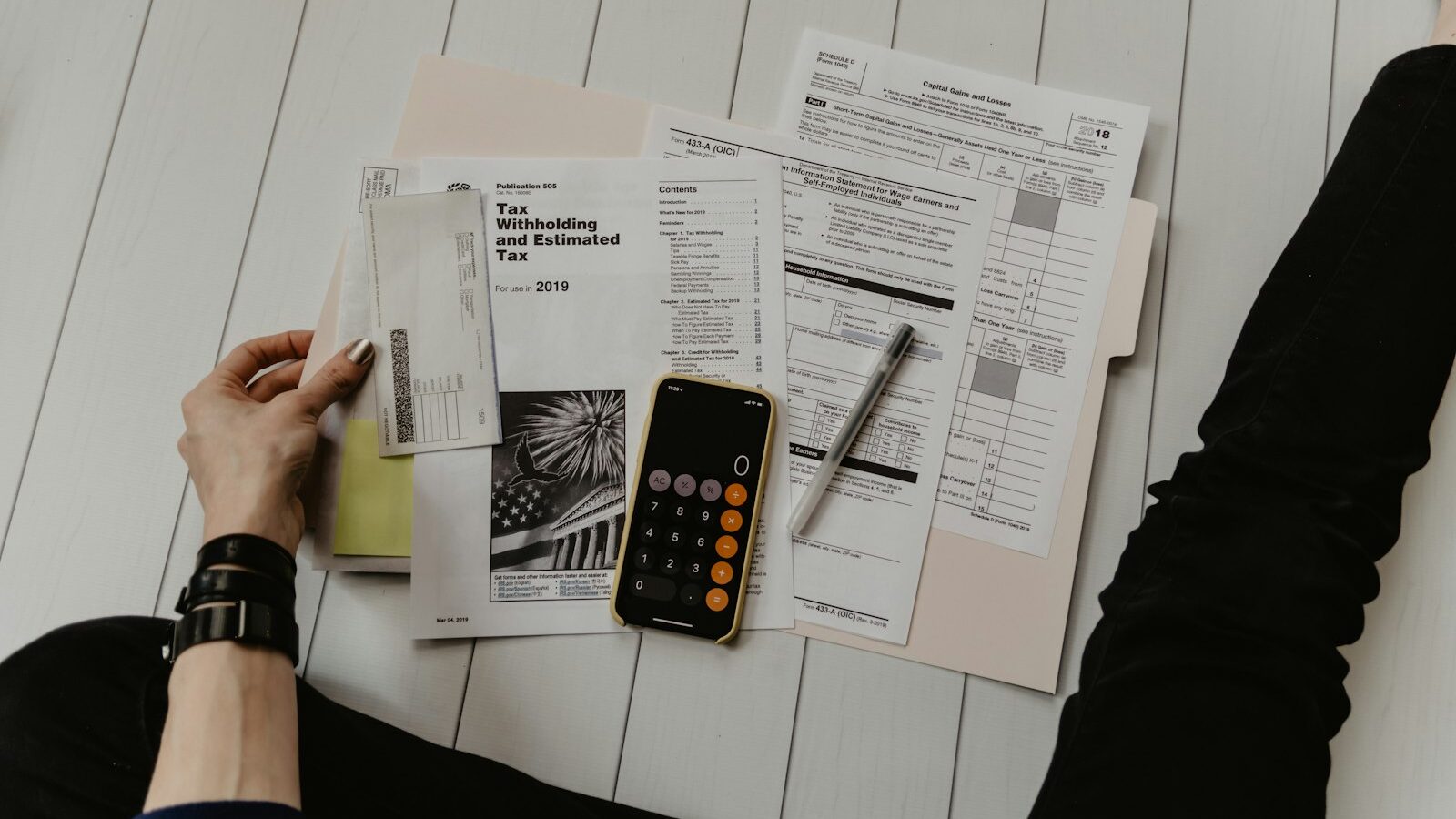 Kalkulator i dokumenty finansowe